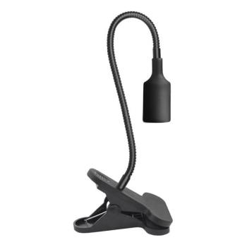  Rugalmas asztali lámpa klipsszel PLANTY 1xE27/30W/230V fekete  kép