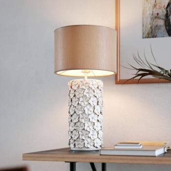 Rydéns Fiore asztali lámpa, bézs, kerámia, magasság 54 cm kép