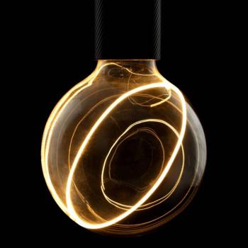 SEGULA LED Illusion G125 E27 5W Diagonális átlátszó/füstös kép