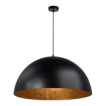  SFERA függeszték 1xE27/60W/230V, 35 cm, fekete/réz  kép