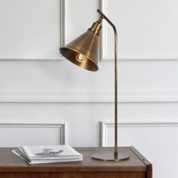 Sivani MR-610 asztali világítás, antik arany, fém, magasság 50 cm kép