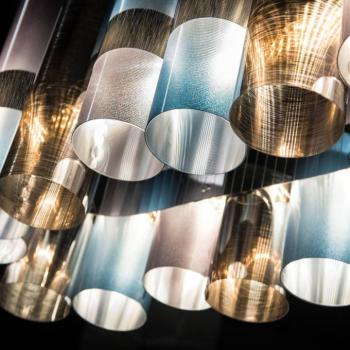 Slamp LED-es függőlámpa La Lollo, ón színű, 100 cm-es, ónszínű kép