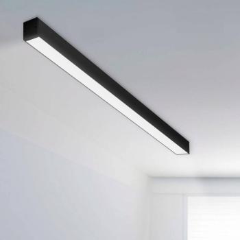 SLC LED mennyezeti lámpa Click 56 cm hosszúságra, fekete, CCT kép