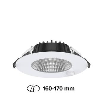 SLC Shift LED-Downlight Ø 18cm fehér érzékelővel kép