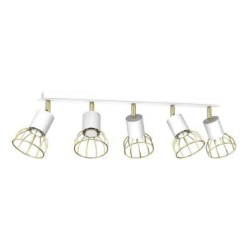  Spotlámpa DANTE 5xGU10/25W/230V fehér/arany  kép