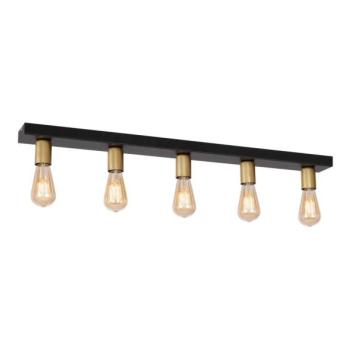  Spotlámpa FILO 5xE27/60W/230V fekete/arany  kép