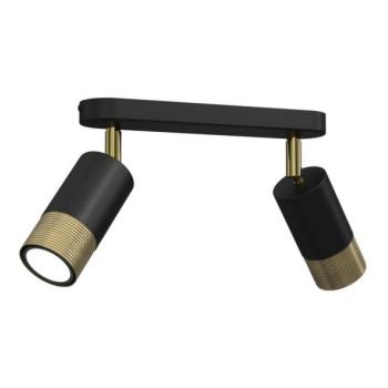  Spotlámpa LINK 2xGU10/8W/230V fekete/sárgaréz  kép