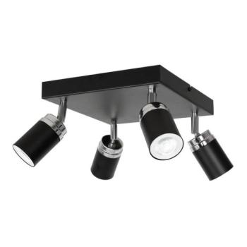  Spotlámpa RENO 4xGU10/8W/230V fekete/króm  kép