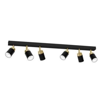  Spotlámpa RENO 6xGU10/8W/230V fekete/arany  kép