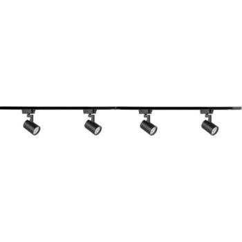  Spotlámpa sínrendszerhez LYNX 4xGU10/10W/230V fekete  kép
