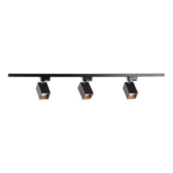  Spotlámpa sínrendszerhez SQUARE 3xGU10/10W/230V + 1 m sín rendszer  kép