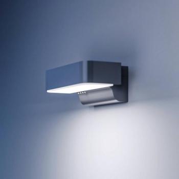 STEINEL LED kültéri fali lámpa L 800 SC, szenzor, ezüst kép