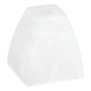  Tartalék üveg csillárhoz E14 10x13 cm fehér  kép