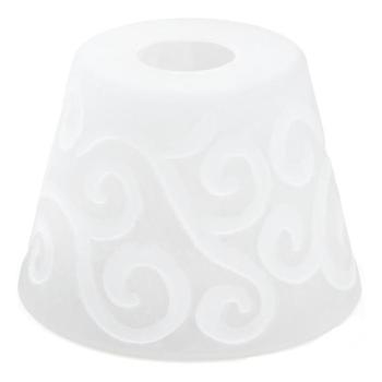  Tartalék üveg csillárhoz E27 átm. 15 cm fehér  kép
