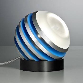 TECNOLUMEN Bulo - LED asztali lámpa, világoskék színben kép
