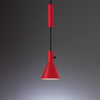 TECNOLUMEN Eleu - LED függő lámpa, piros kép