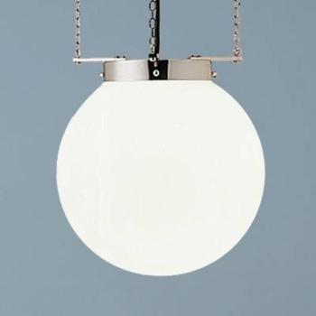 TECNOLUMEN HMB27 - függő lámpa, nikkel, 35 cm kép