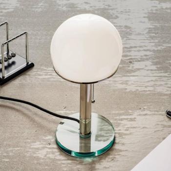TECNOLUMEN Wagenfeld WG25 lámpa üveg alap/rúd kép