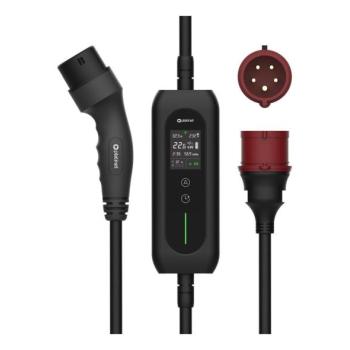  Töltőállomás elektromos autókhoz Type 2, 5 m, 22 kW, 16A, IP54, Tuya  kép