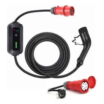 Töltőkábel elektromos autókhoz 2 7 m 22kW 16A IP55  kép