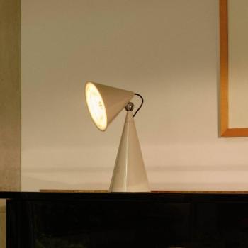 Tom Dixon LED asztali lámpa Pose Task Light, világosszürke, 41 cm kép