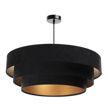  TRINITI lógcsillár 1xE27/60W/230V fekete/arany  kép
