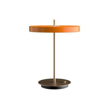 UMAGE LED asztali lámpa Asteria Table, USB, narancssárga/brass kép