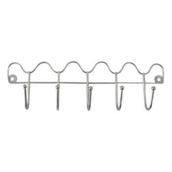 UTC Falra szerelhető fogas 10x34,5 cm, fényes króm  kép