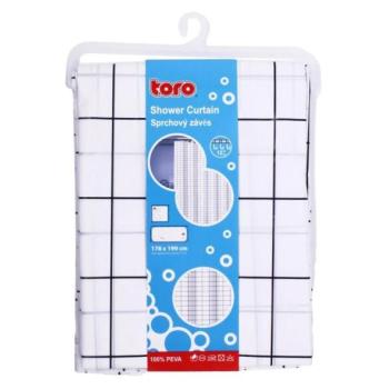 UTC TORO EASY zuhanyfüggöny 178x199 cm fehér/fekete  kép