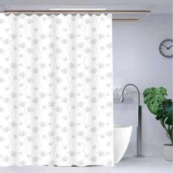 UTC TORO PREMIUM zuhanyfüggöny 178x199 cm, virágmintás  kép