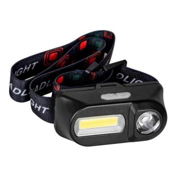 Vayox LED tölthető fejlámpa 2xLED/5V IP44 210 lm 2000 mAh, állítható fényerő  kép