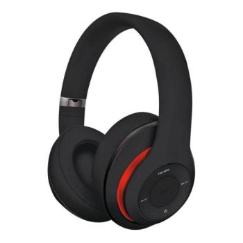  Vezeték nélküli fekete Bluetooth fejhallgató  kép