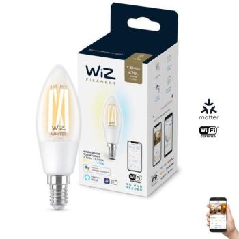 WiZ LED Dimmelhető izzó C35 E14/4,9W/230V 2700 kép