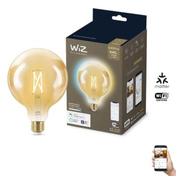 WiZ LED Dimmelhető izzó VINTAGE G125 E27/6,7W/230V 2000 kép