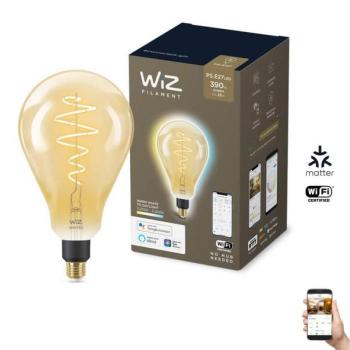 WiZ LED Dimmelhető izzó VINTAGE PS160 E27/6,5W/230V 2000 kép