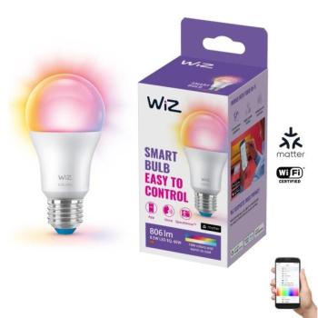 WiZ LED RGB Dimmelhető izzó A60 E27/8,5W/230V 2200 kép