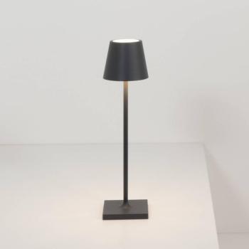 Zafferano Poldina mikro újratölthető lámpa, IP65 fekete kép