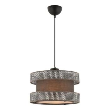  Zsinóros csillár HALO 1xE27/60W/230V barna/szürke  kép