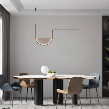 23170-es LED lógó lámpa, szürke/fekete, 101 cm, üveg/fém, CCT kép