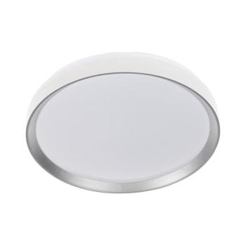 46280-LED dimmelhető lámpatest LIXAN 47W/230V 3000-6500K átm. 38,6 cm fehér/ezüst + távirányító 46280
