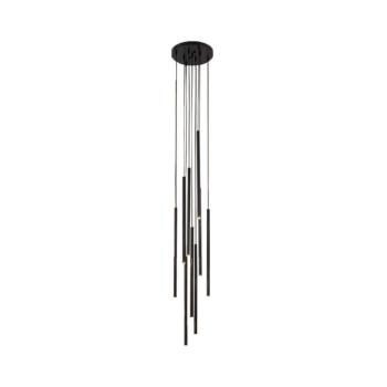 - 7856 - Csillár zsinóron KOSAME 8xG9/10W/230V fekete 7856 kép
