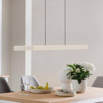 ADRIANA ROUND LED lógó lámpa, bézs, hosszúság 160 cm, fém, CCT kép
