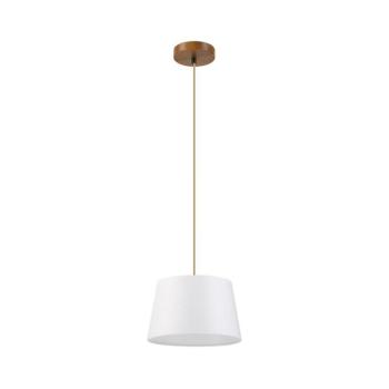 AIDA kábeles csillár 1xE27/60W/230V átm. 25 cm tölgy/barna/fehér LM-1.98/DĄB RUSTIK/250 kép
