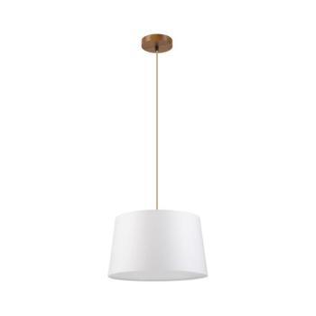 AIDA kábelre szerelhető függőlámpa 1xE27/60W/230V, átm. 35 cm, tölgy/barna/fehér LM-1.98/DĄB RUSTIK/350 kép