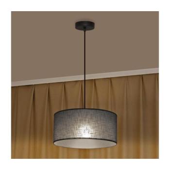 ALBA zsinóros függőlámpa 1xE27/15W/230V átm. 40 cm szürke W-KM 4020/1 BK+GR kép