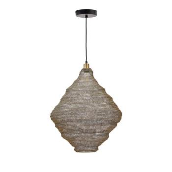 Aranyszínű függőlámpa fém búrával ø 48,5 cm Sarraco – Kave Home kép