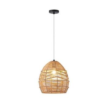 ARTE ILLUMINA CALYPSO Függesztett lámpatest Bambusz E27 MAX 40W 300X300X300mm, Eurolamp, 997537 kép