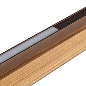 Arviso LED lógó világítás, tölgyfa, hossza 127 cm, dimmelhető. kép
