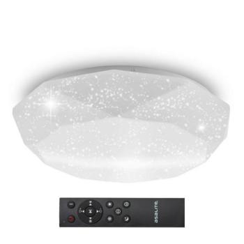 Asalite LED Mennyezeti Lámpa LIZA 48W 3000K, 4000K, 6500K (4080 lumen) Gyémánt, Csillagos + Távirányító CCT kép