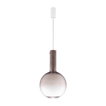 Barna üveg LED dimmelhető függőlámpa ø 30 cm Nostos – Nova Luce kép